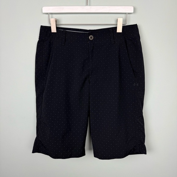 Under Armour Match Play Performance Golf Shorts Polka Dot - Picture 2 of 5